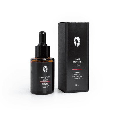 SOLIDU plaukų aliejus sausiems galiukams HAIR DROPS 30 ml