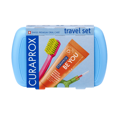 CURAPROX kelioninis rinkinys Travel Set, mėlynas
