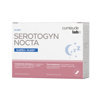 CUMLAUDE kapsulės menopauzės laikotarpiui su melatoninu SEROTOGYN NOCTA N30