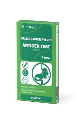 Helicobacter Pylori testas, 1 vnt. Testera