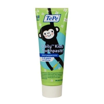TePe dantų pasta 3-6 metų vaikams DAILY KIDS, mėtų skonio 75 ml