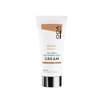 ODA PRO minkštinamasis pėdų kremas su 15% urea 50 ml