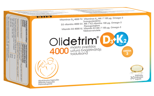 Olidetrim® 4000 D3 + K2 Omega-3 N.30