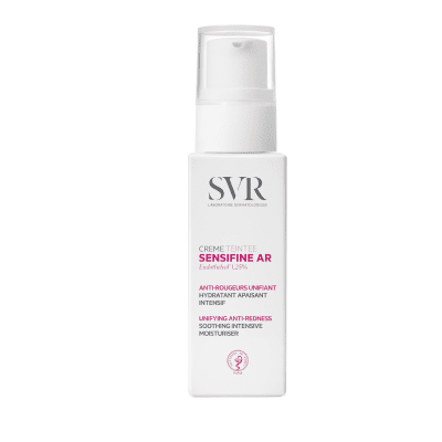 SVR SENSIFINE AR CRÈME TEINTÉE tonuojamasis veido kremas jautrios odos paraudimui maskuoti, 40 ml
