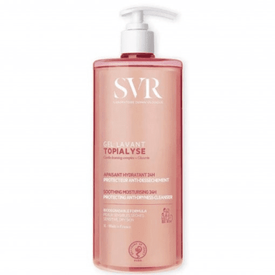 SVR TOPIALYSE GEL LAVANT balzaminis kūno prausiklis sausai ir į alergijas linkusiai odai 1000 ml