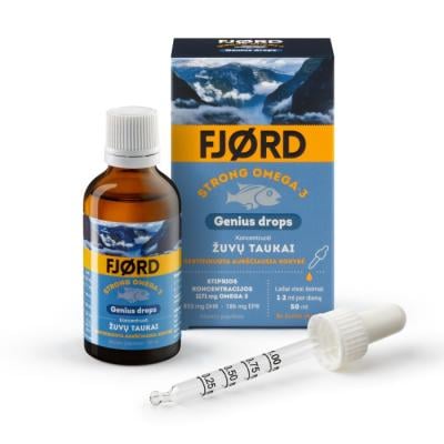 FJORD STRONG OMEGA-3 GENIUS DROPS 50 ml N1