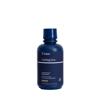 TRACE MINERALS joninių mineralų kompleksas: kalcis magnis cinkas ir vitaminas D skystoje formoje 473 ML N1