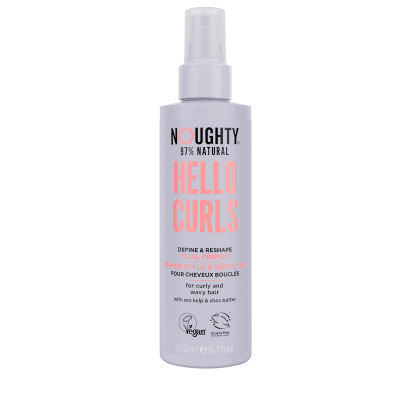 NOUGHTY Hello Curls Primer purškiama formavimo priemonė garbanotiems ir banguotiems plaukams, 200 ml