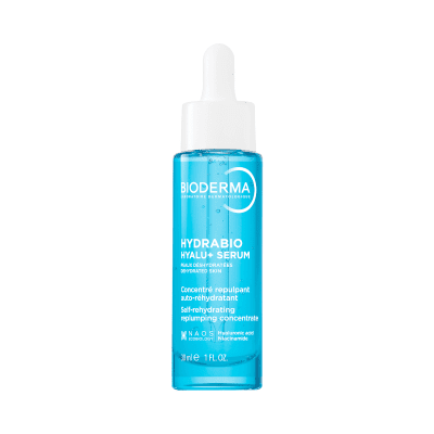 BIODERMA Intensyviai drėkinantis, atkuriamasis koncentruotas serumas dehidratuotai odai HYDRABIO HYALU+ SERUM, 30 ml