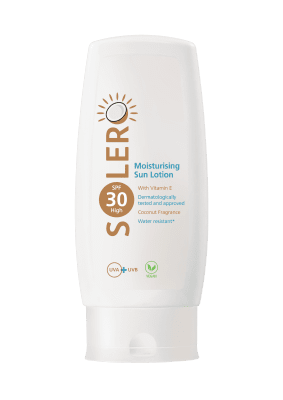 SOLERO SPF 30 nuo saulės poveikio saugantis drėkinamasis losjonas 200 ml
