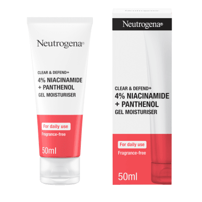 NEUTROGENA Clear & Defend+ drėkinamasis kremas, 50ml