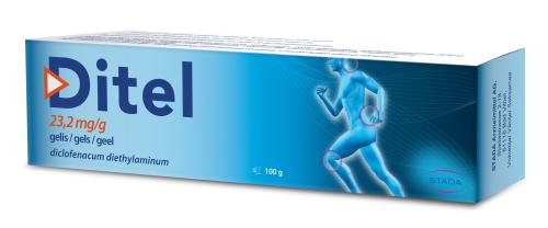 DITEL 2% gelis, 100g
