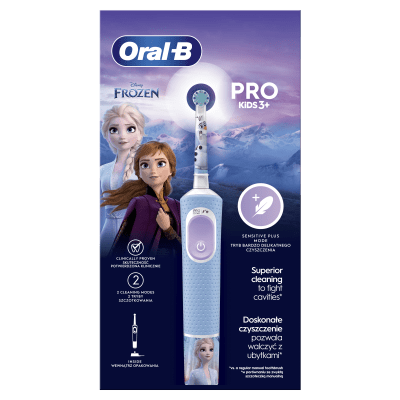 Elektrinis dantų šepetėlis ORAL-B Vitality Pro Kids (3+ metų), Frozen, N1