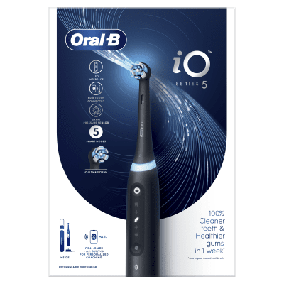 Elektrinis dantų šepetėlis ORAL-B iO5, Matt Black, N1
