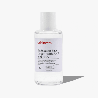 SKINLOVERS, 2'C eksfolijuojantis veido losjonas su AHA rūgštimis, 100 ml
