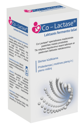 CO-LACTASE laktazės fermento lašai kūdikiams,10 ml
