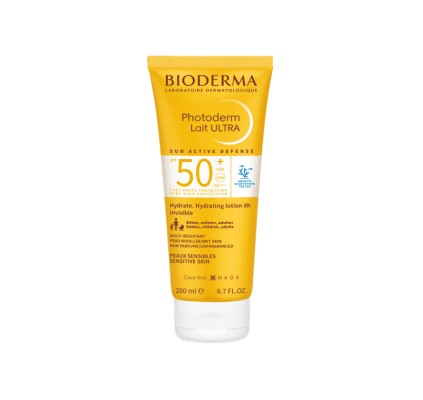 BIODERMA apsauginis pienelis nuo saulės PHOTODERM LAIT ULTRA SPF50+ 200 ml