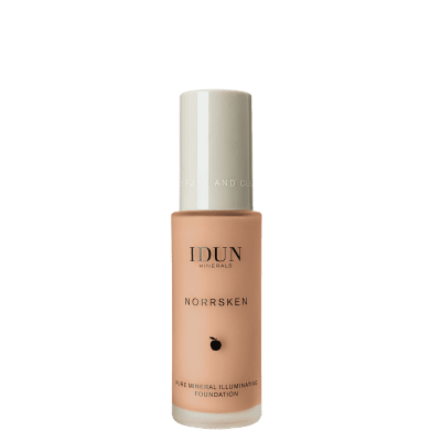 IDUN Minerals skystas makiažo pagrindas lengvai maskuojantis Norrsken Siri Nr. 1210 Neutral Medium, 30 ml