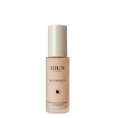 IDUN Minerals skystas makiažo pagrindas lengvai maskuojantis Norrsken Ingrid Nr. 1212 Cold medium, 30 ml