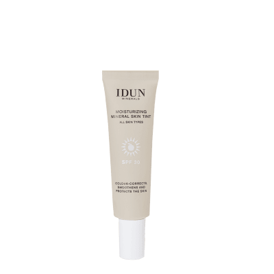 IDUN Minerals drėkinamasis veido kremas su atspalviu SPF 30, Nr. 1412 Light/Medium, 27 ml