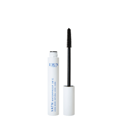 IDUN Minerals vandeniui atsparus blakstienų tušas, juodos spalvos Vatn Nr. 5003, 10 ml