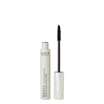 IDUN Minerals juodas blakstienų tušas ilginantis suteikiantis apimties spec. trumpoms blakstienoms MAGNA LENGHTENING Nr. 5009, 12 ml