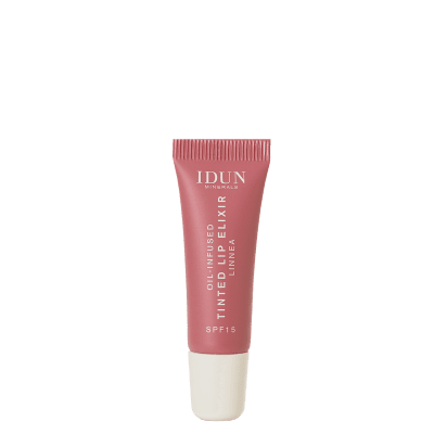 IDUN Minerals atspalvį suteikiantis lūpų aliejus-eliksyras Linnea, 8 ml