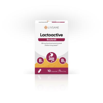 LIVSANE Lactoactive Boulardii kapsulės N10