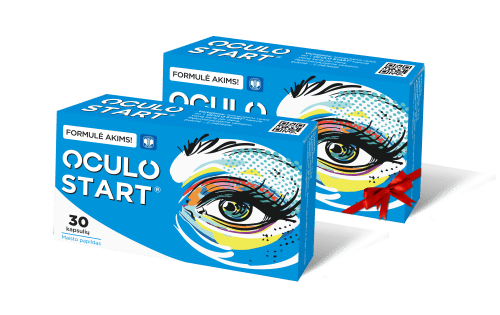 OCULO START ® Komplektas 30+30 kapsulių