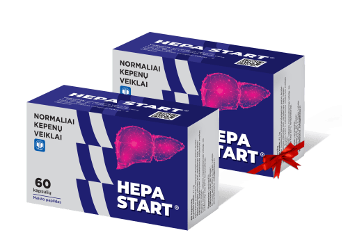 HEPA START® Komplektas 60+60 kapsulių