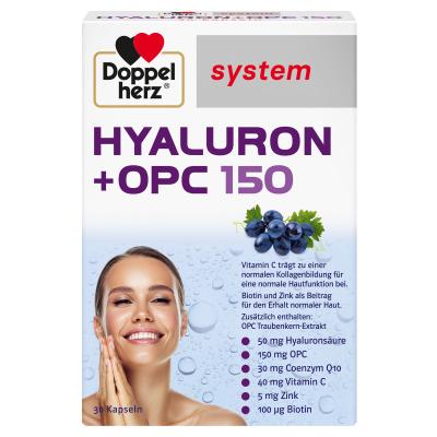 Doppelherz HYALURON + OPC 150 Maisto papildas
