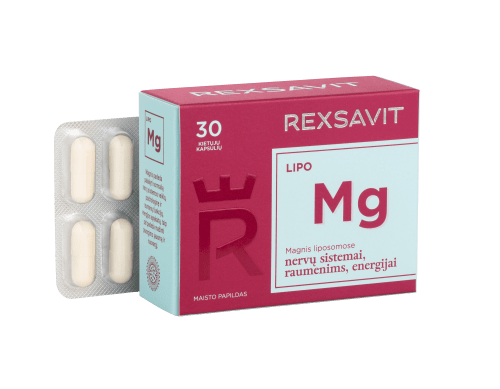 REXSAVIT MAGNIS kietosios kapsulės N30