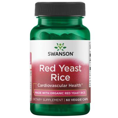 Raudonųjų mielių ryžiai (Ekologiški JAV) 600MG N60