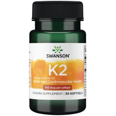 NATŪRALUS VITAMINAS K2 100 MCG N30