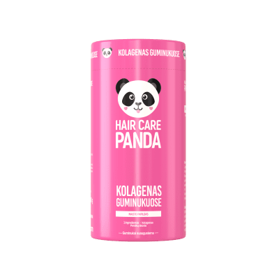 HAIR CARE PANDA kolageno guminukai