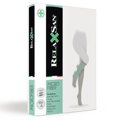 Relaxsan Mikrofibra kojinės iki kelių 70den 2d/juoda/750M