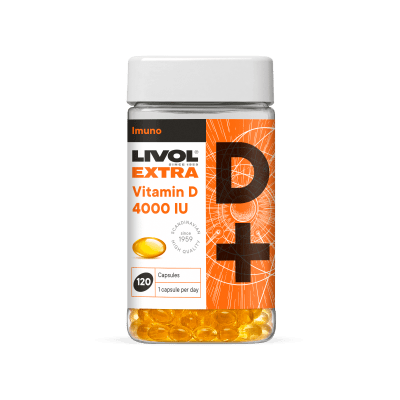 LIVOL EXTRA Vitaminas D 4000 TV, N120