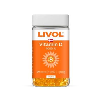 LIVOL EXTRA Vitaminas D 4000 TV, N120