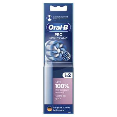 Elektrinio dantų šepetėlio galvutės ORAL-B Sensitive Clean Pro, N2
