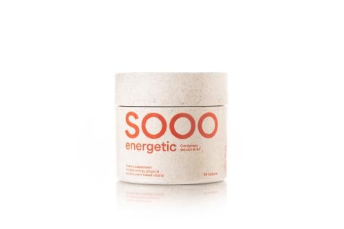 SOOO energetic: Kordisepso ekstraktas 350 mg, N90, 6-8:1