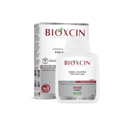 BIOXCIN šampūnas nuo plaukų slinkimo normaliems, sausiems plaukams, 300 ml
