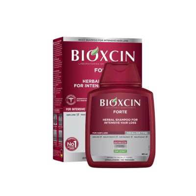 BIOXCIN šampūnas nuo intensyvaus plaukų slinkimo FORTE, 300 ml