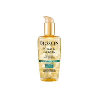 BIOXCIN atstatomasis plaukų aliejus su Keratinu ir Argano aliejumi, 150 ml