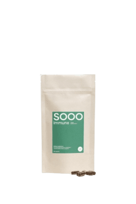 SOOO immune: Chaga extract 9-11:1 papildymas 350 mg, N90