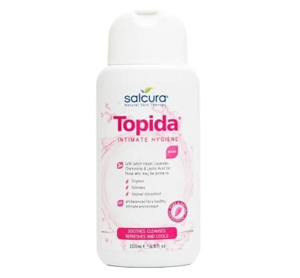 SALCURA, intymios higienos prausiklis, TOPIDA, 200ml