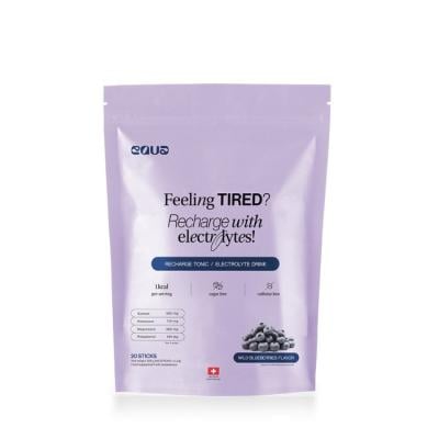 EQUA elektrolitų gėrimas 'Recharge Tonic - Wild Blueberries' N20