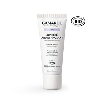 GAMARDE BEBE ATOPIC SOIN DERMO APAISANT raminantis veido ir kūno kremas kūdikiams, 40 ml