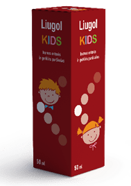 LIUGOL KIDS burnos ertmės ir gerklės purškalas, nuo 2 m., 50 ml