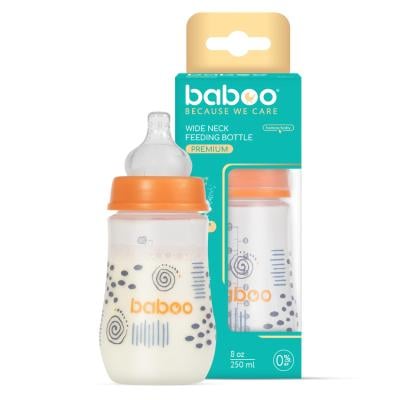 Baboo antikolinis buteliukas plataus kaklelio, 250 ml, 3+ mėn, Blue Haze