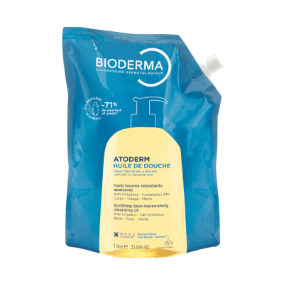 BIODERMA Atoderm HUILE DE DOUCHE ECOREFILL aliejinis prausiklis, 1 l